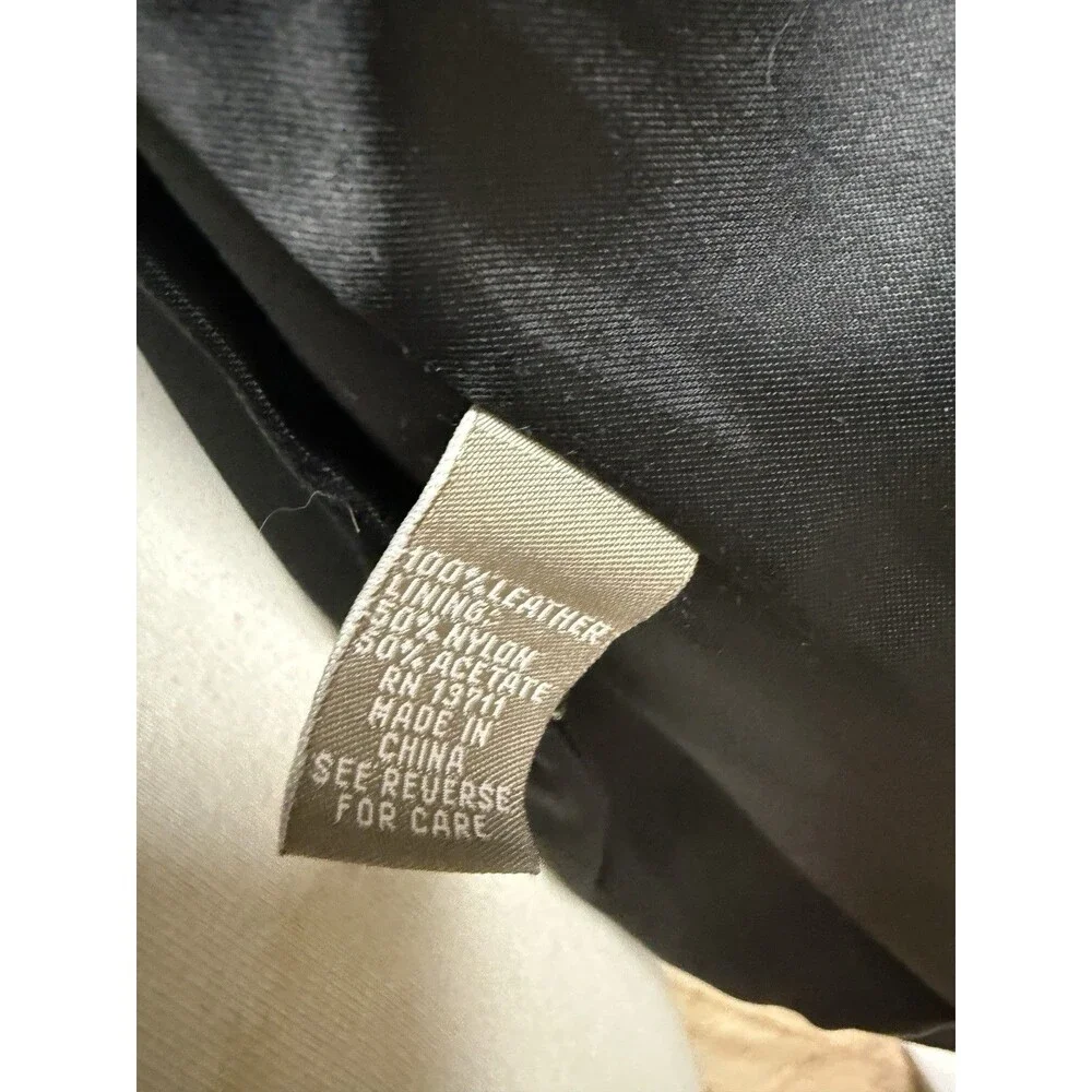 Valerie Stevens Jacket Womens Size‎ M Black Lambskin Leather Zip Front